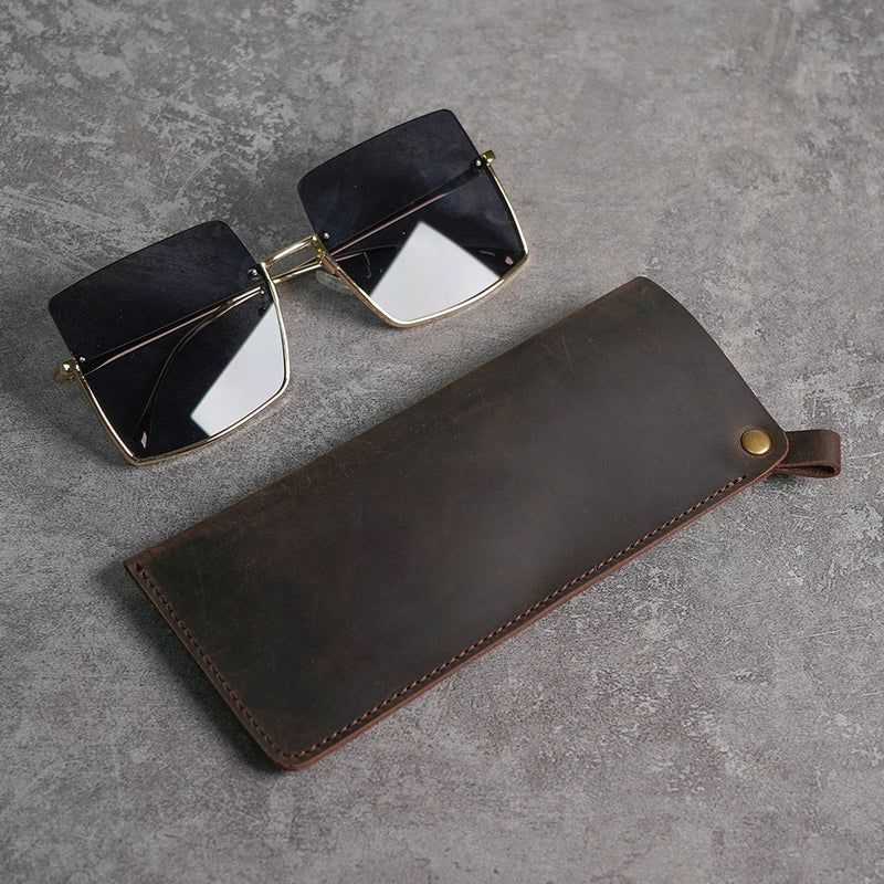Leather Glasses bag___B23-335