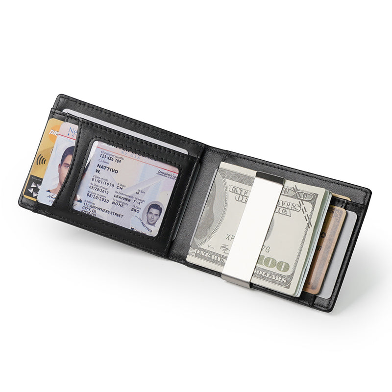 Leather Card holder men wallet——X81601