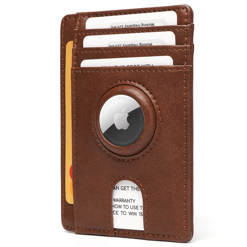 Leather airtag card holder——X5251