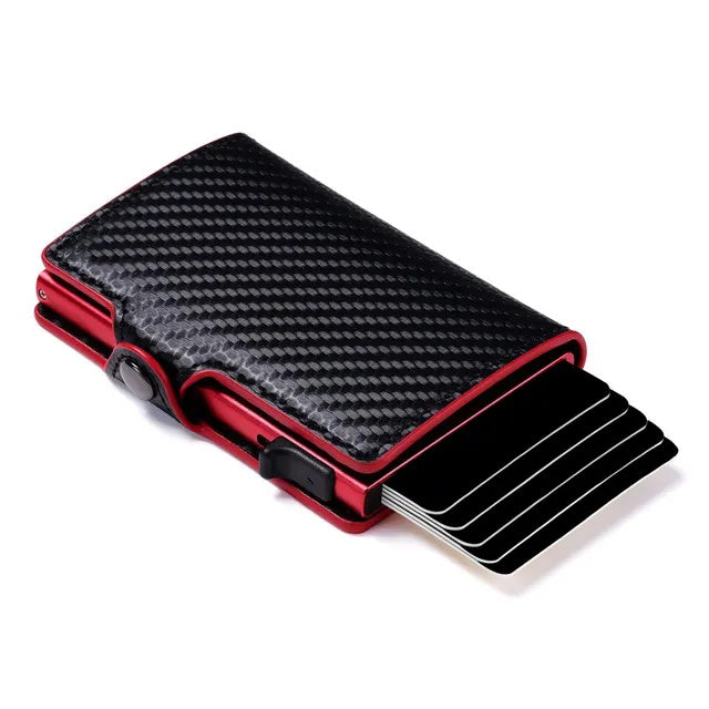 pop-up aluminum wallet  leather purse——X5098