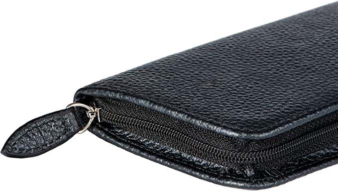 Leather pen case Suitable for 3 pen bags independent slot storage box——X42710