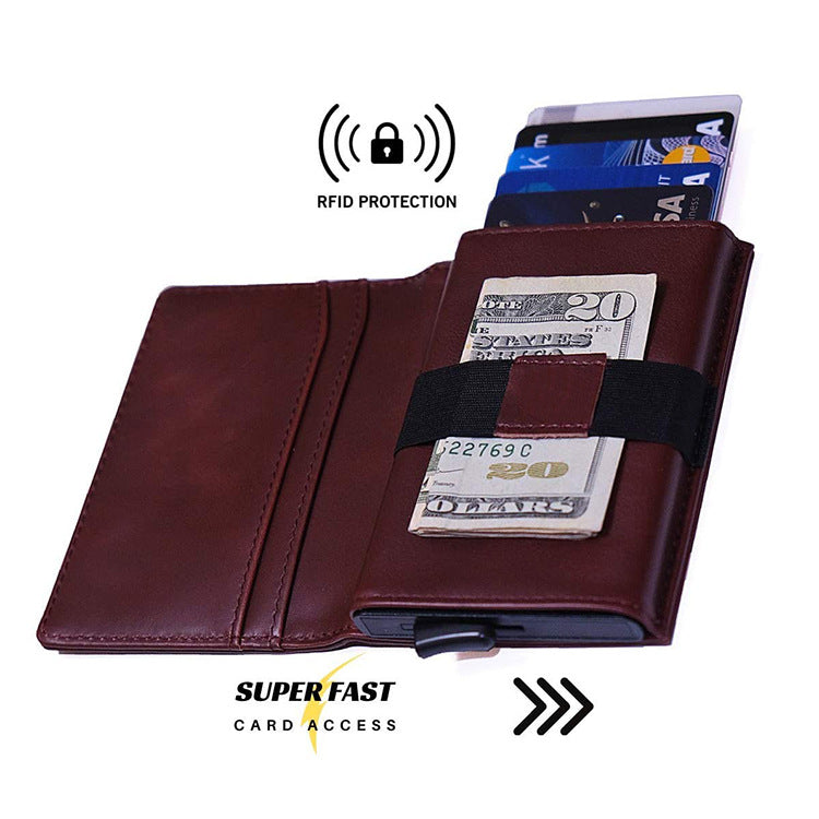 Aluminium cardholder wallet