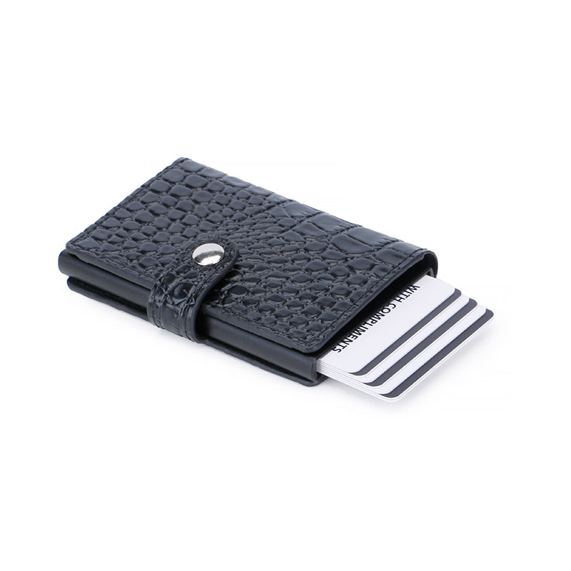Slim wallet with Money Clip Blocking Credit Card holder wallet for Men with Gift Box B21-676