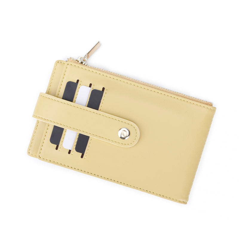 Folding zip pu card holder  B21-829