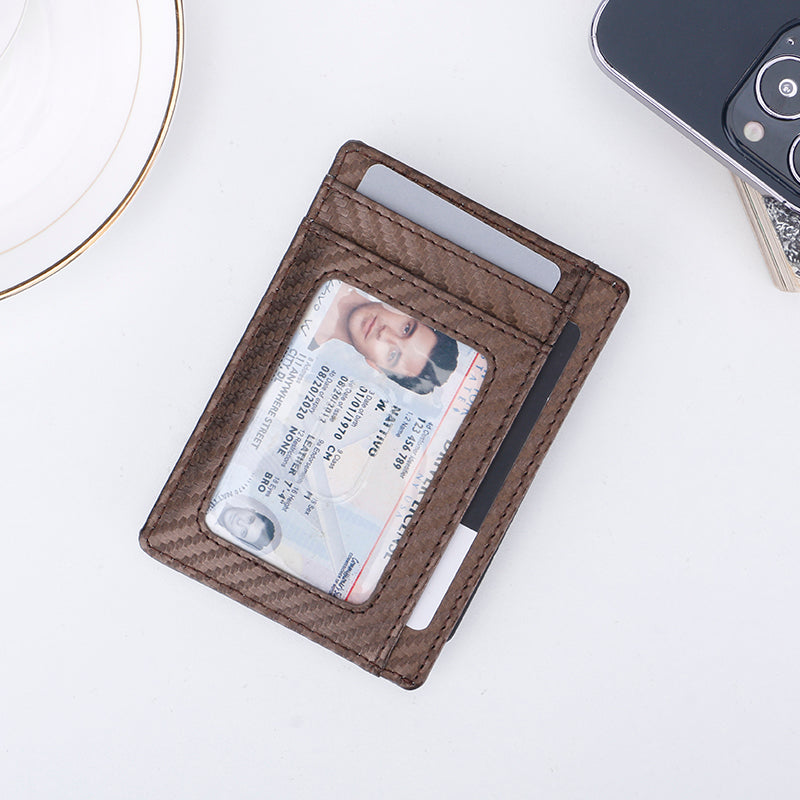 Large capacity card holder with Airtag B21-365