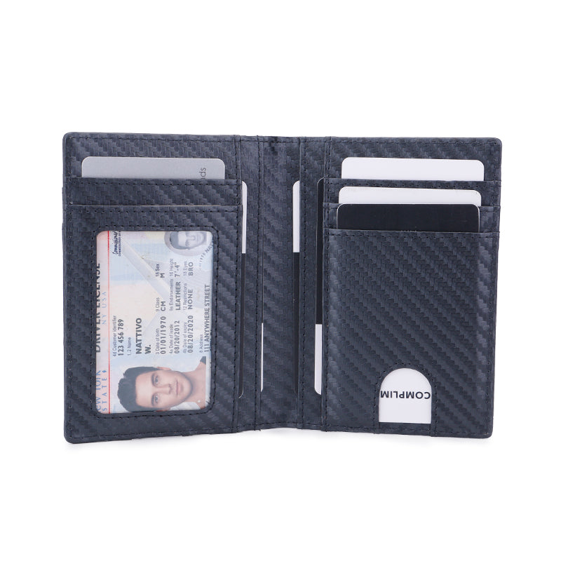 Bi-fold multi-card slot card holder anti-theft card holder m21-93