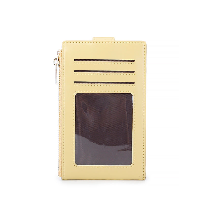 Folding zip pu card holder  B21-829