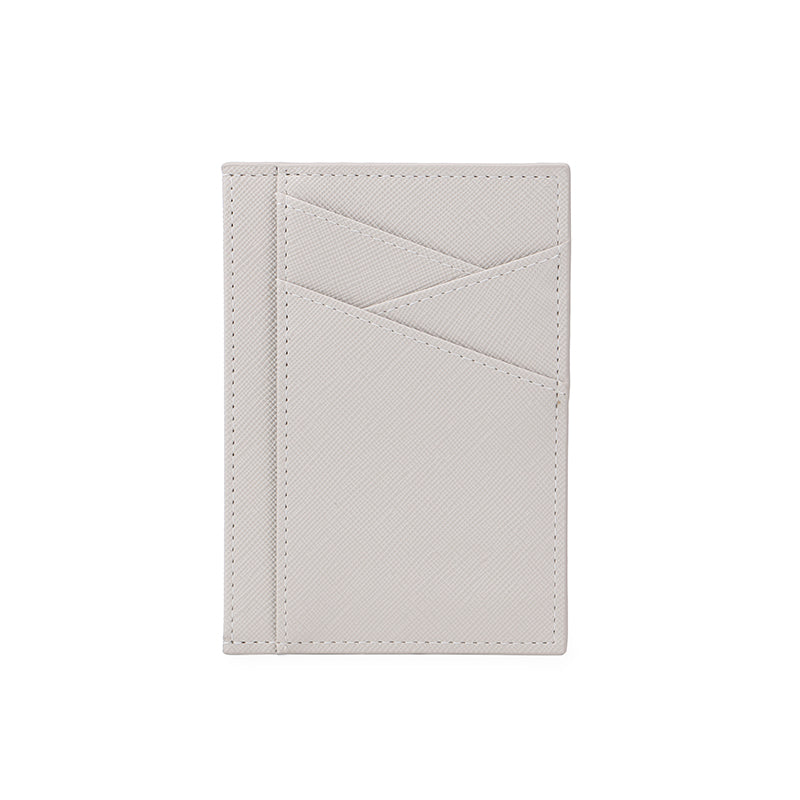Slim RFID Blocking Card Holder Minimalist Leather Front Pocket Wallet for Women GH205045
