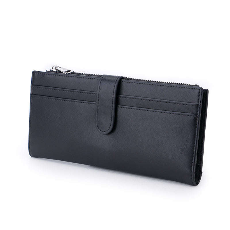 New multi-card zipper ladies wallet all-match simple multi-function long clutch bag M22-001