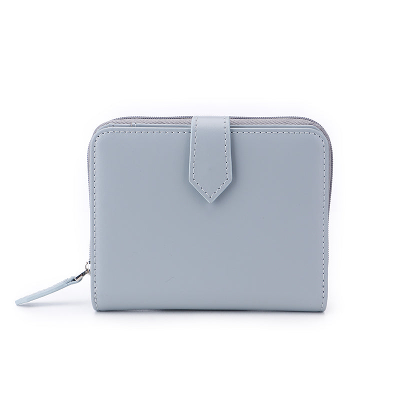 Ladies zipper wallet with buckle B22-002