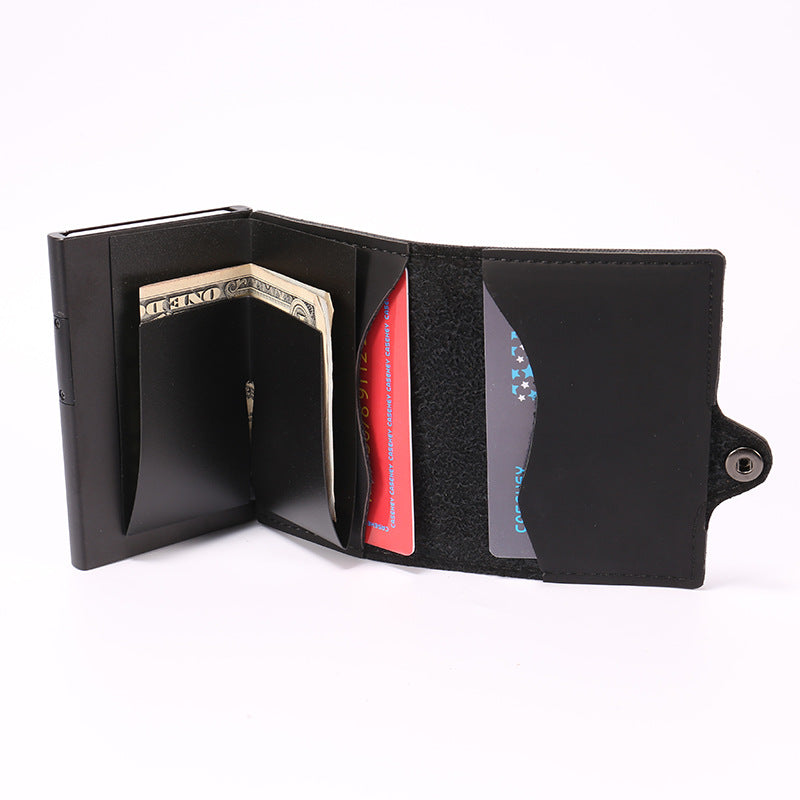 Metal Money Clip Wallet, RFID Blocking Minimalist Wallet for Men—— CZ051