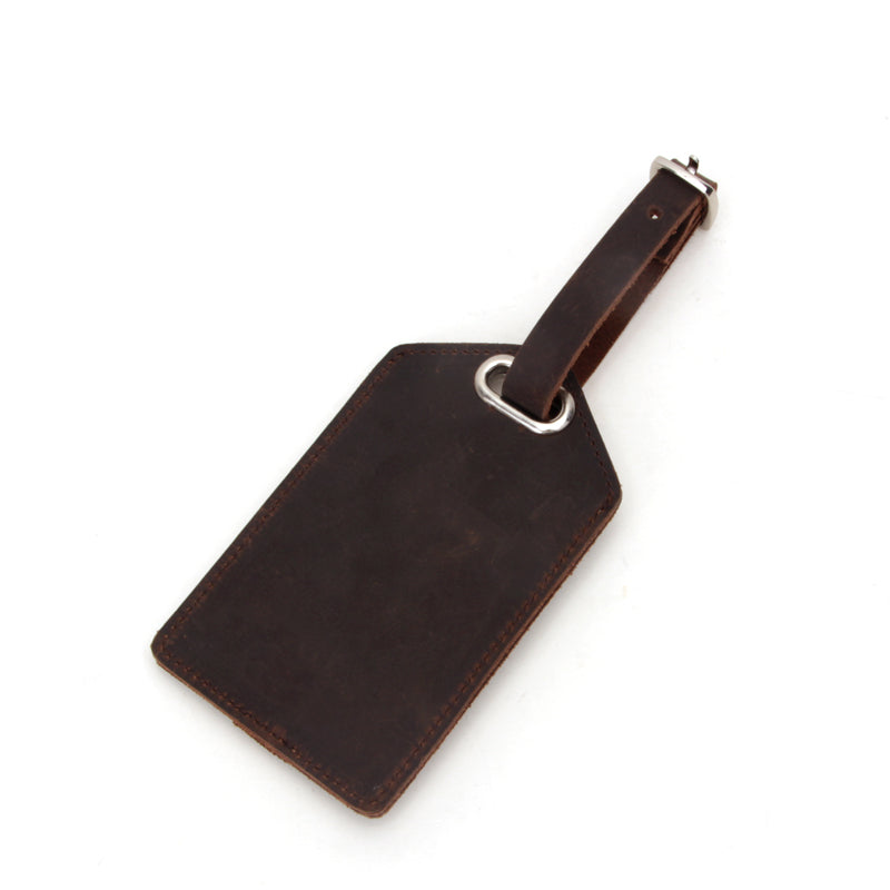 High Quality Custom Private Label Leather Travel Luggage Tag GH1796