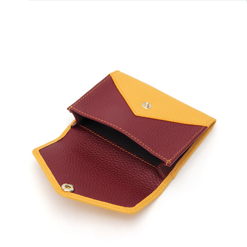 Leather Card Holder for Men- Credit Card Holder Craftsmanship- Minimalist and Slim Card Case B20-07