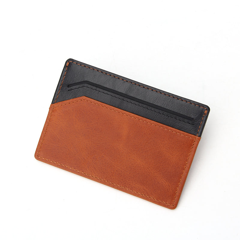 Oil wax Leather Cardholder K18-188