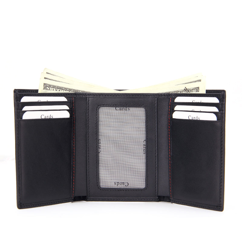 Trifold Wallet-Sleek and Slim Includes Id Window and Credit Card Holder 16120305