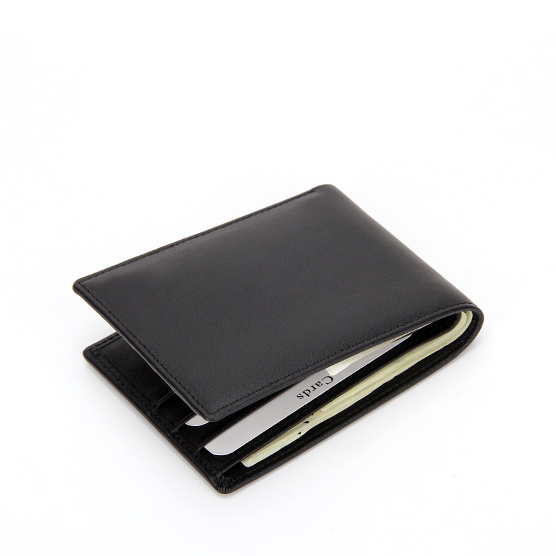 Men's Manchester Slim Bifold Full-Grain Leather RFID Minimalist Gift Box Wallet  16122402