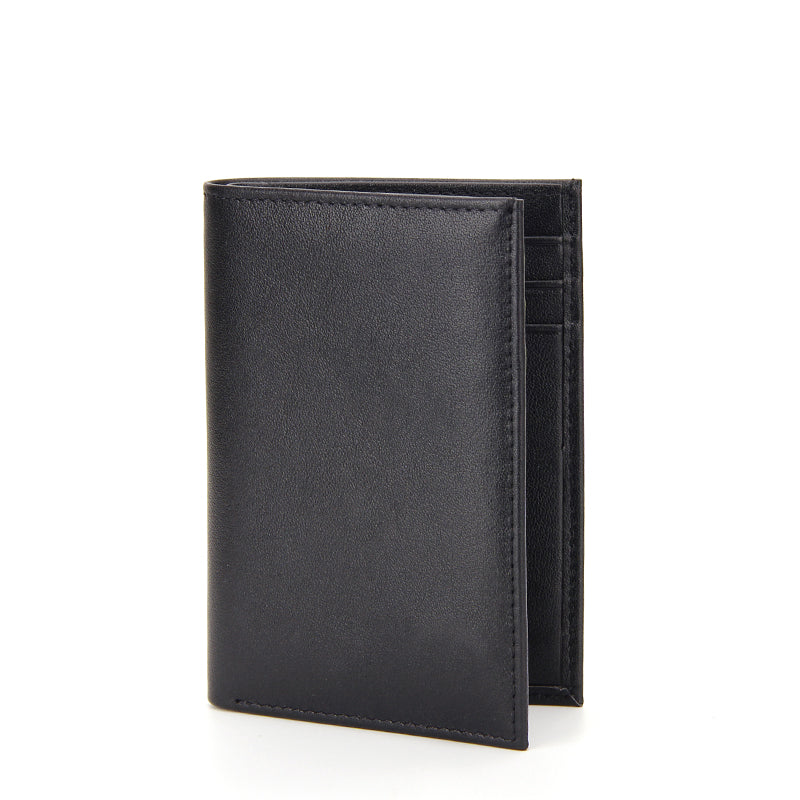 Men's RFID Extra Capacity Trifold Wallet With Zipper Pocket, Credit Card Slots, ID Window