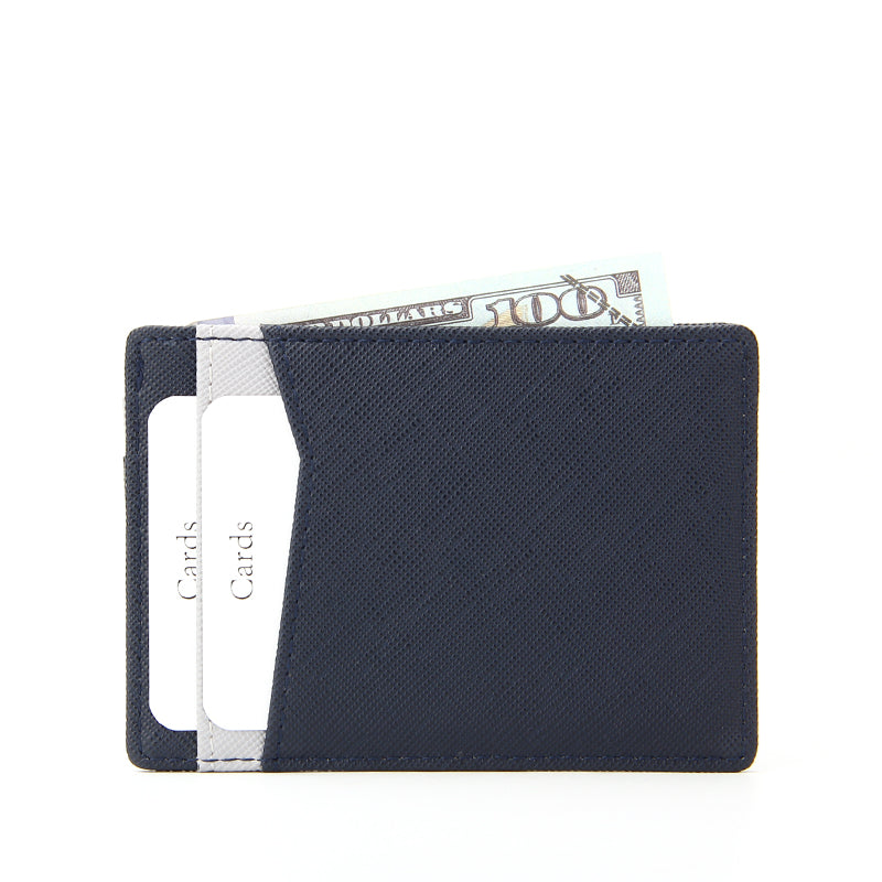 Slim RFID Blocking Card Holder Minimalist Leather Front Pocket Wallet B21-126